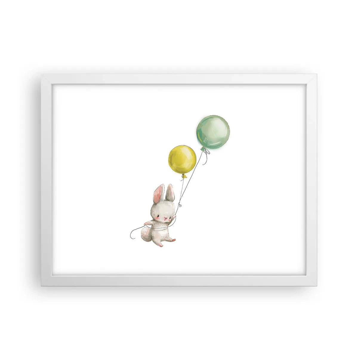 Plakat w białej ramie - Też polecę! - 40x30 cm