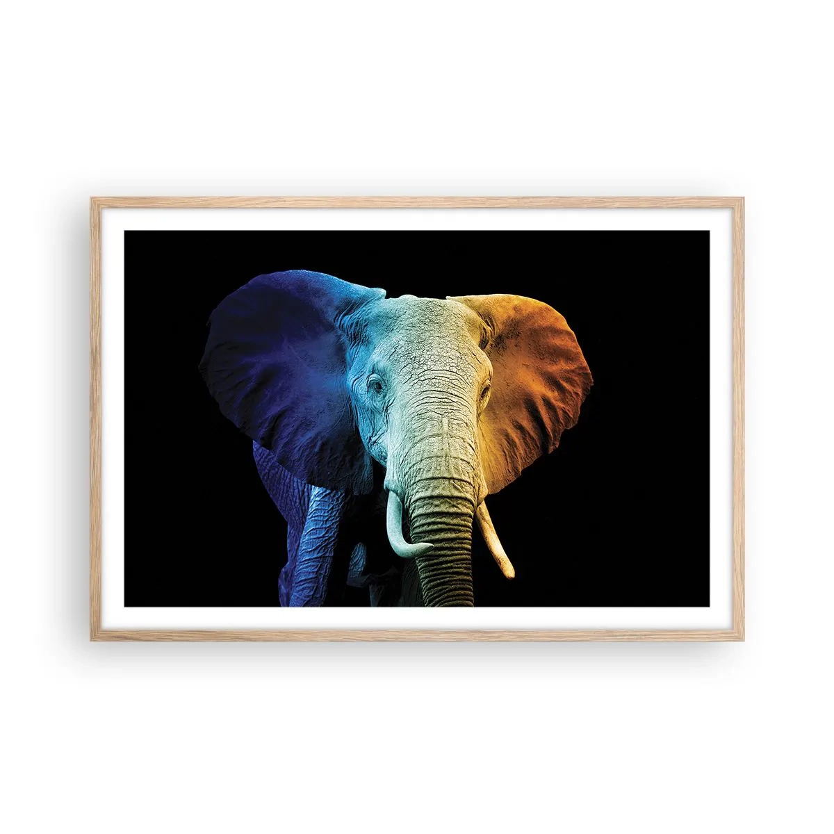 Plakat w ramie jasny dąb - Ekscentryk, nie dziwak - 91x61 cm