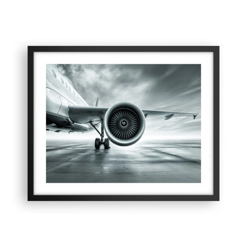 Plakat w czarnej ramie - Jest moc! - 50x40 cm