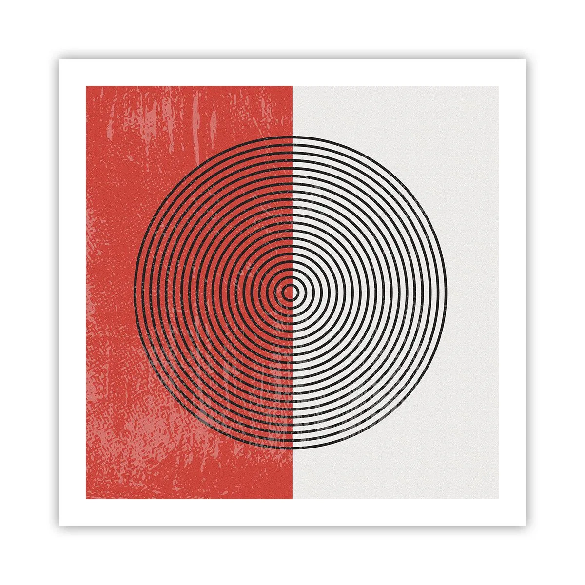 Plakat - W samo sedno - 60x60 cm