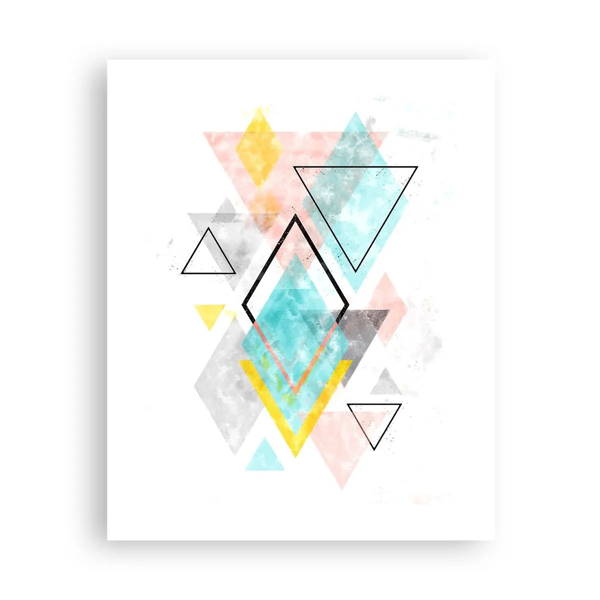 Plakat - Igraszka geometryczna - 40x50 cm