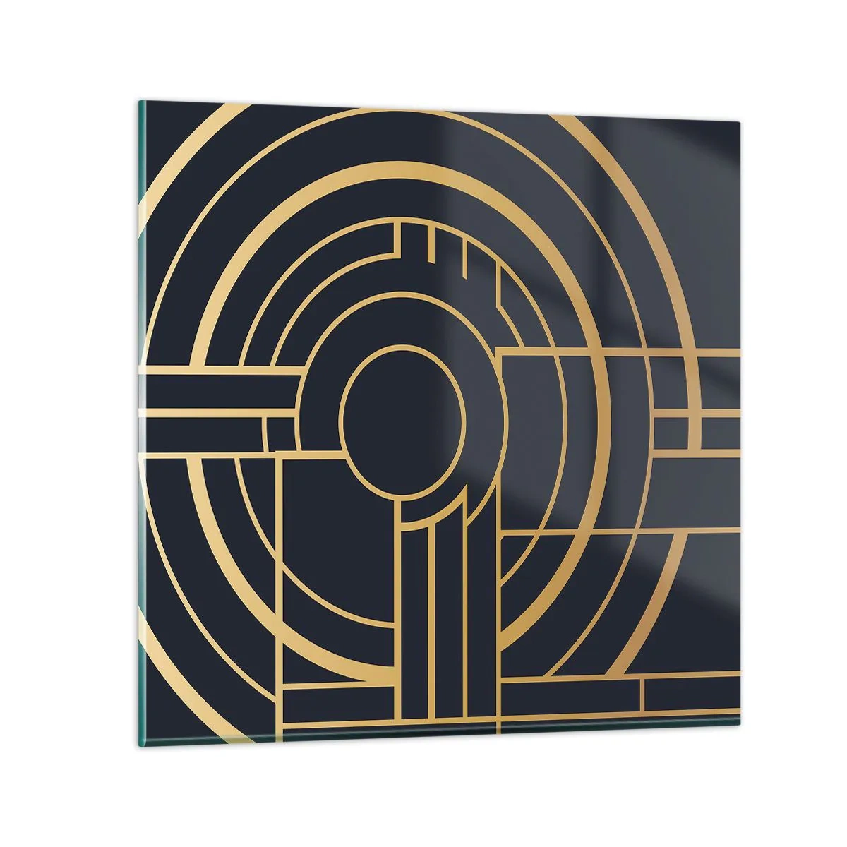 Obraz na szkle - Obroty rzeczy - 70x70 cm