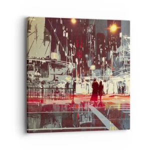 Obraz na płótnie - Wielkomiejska przeprawa - 40x40 cm