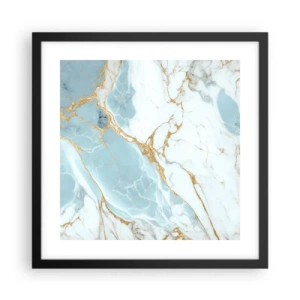 Plakat w czarnej ramie - Bogactwo kamienia - 40x40 cm