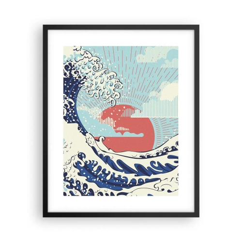 Plakat w czarnej ramie - Z japońskich inspiracji - 40x50 cm