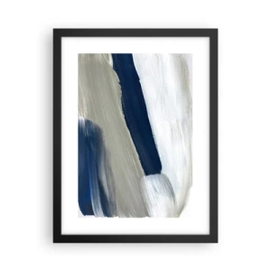 Plakat w czarnej ramie - Spotkanie z bielą - 30x40 cm