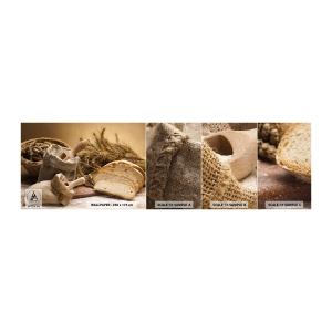 Fototapeta Próbka Standard Eco - Jak nożem uciął - Gastronomia, Chleb, Pieczywo - 100x30 cm