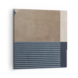 Obraz na płótnie - Kompozycja prostoty i krągłości - 60x60 cm