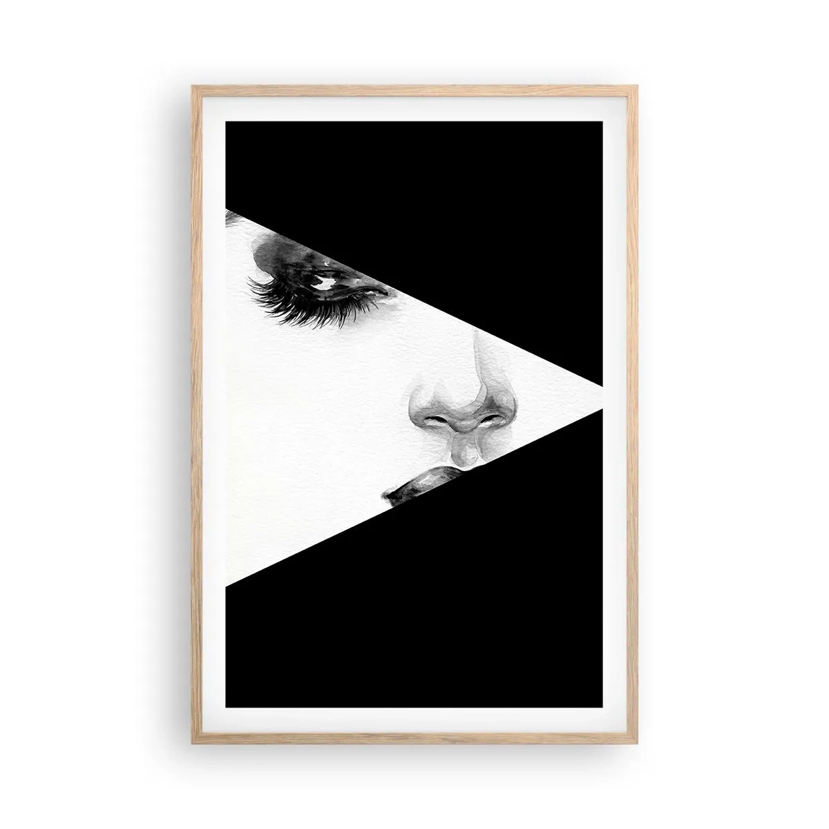 Plakat w ramie jasny dąb - Zawsze nieodkryta - 61x91 cm