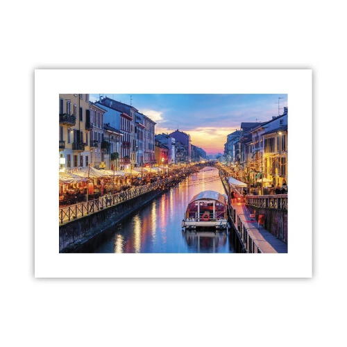 Plakat - Wieczór światła i zabawy - 40x30 cm