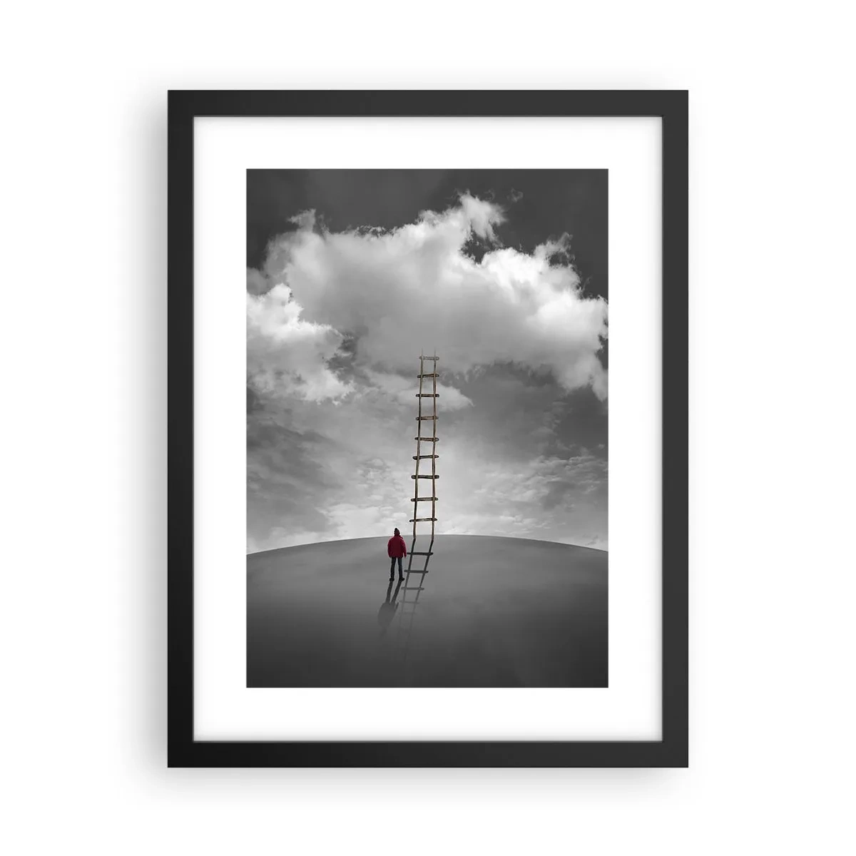 Plakat w czarnej ramie - Wszystko możliwe - 30x40 cm