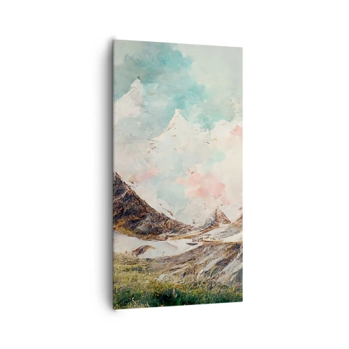 Obraz na płótnie - Skalne ostrza - 65x120 cm