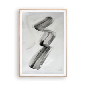 Plakat w ramie jasny dąb - Od niechcenia dla zabawy - 70x100 cm