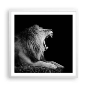 Plakat w białej ramie - Bez żadnych wątpliwości - 60x60 cm