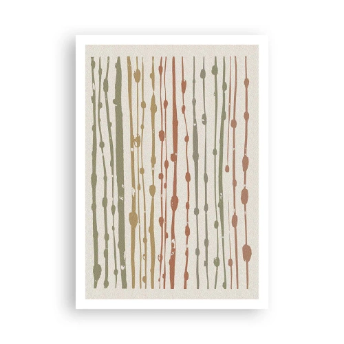 Plakat - Muzyczny zapis barw - 70x100 cm