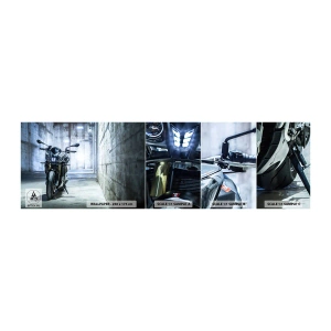 Fototapeta Próbka Standard Eco - Zanim zawyje silnik - Motoryzacja, Motocykl, Sport - 100x30 cm