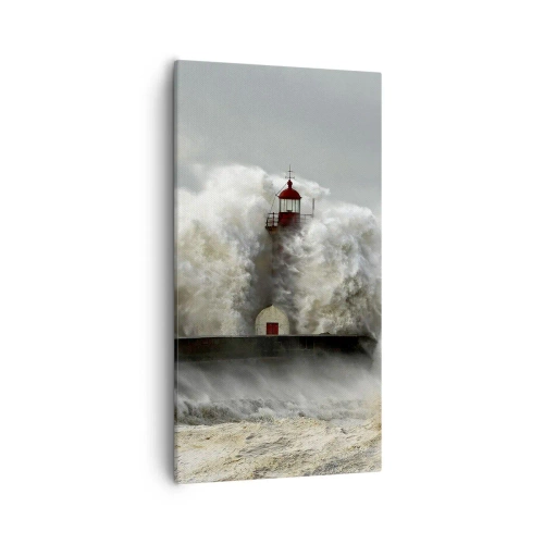 Obraz na płótnie - Gniew oceanu - 55x100 cm