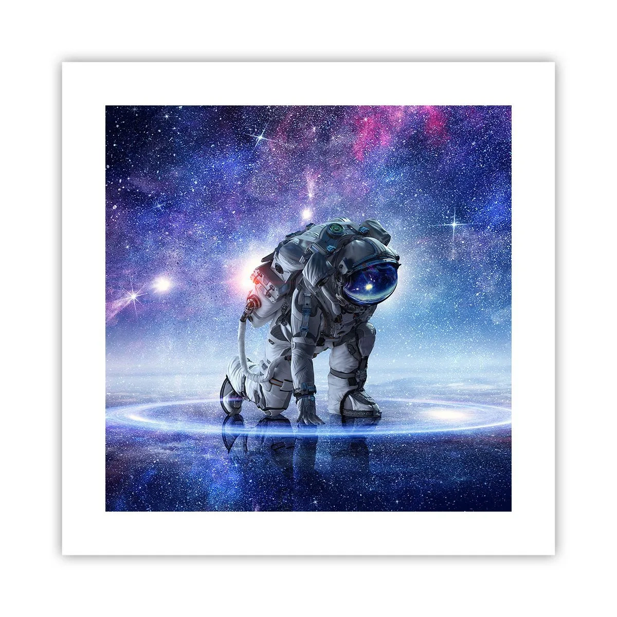 Plakat - Niebo gwiaździste nade mną - 40x40 cm