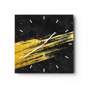 Zegar ścienny - Skok w nadprzestrzeń - 40x40 cm