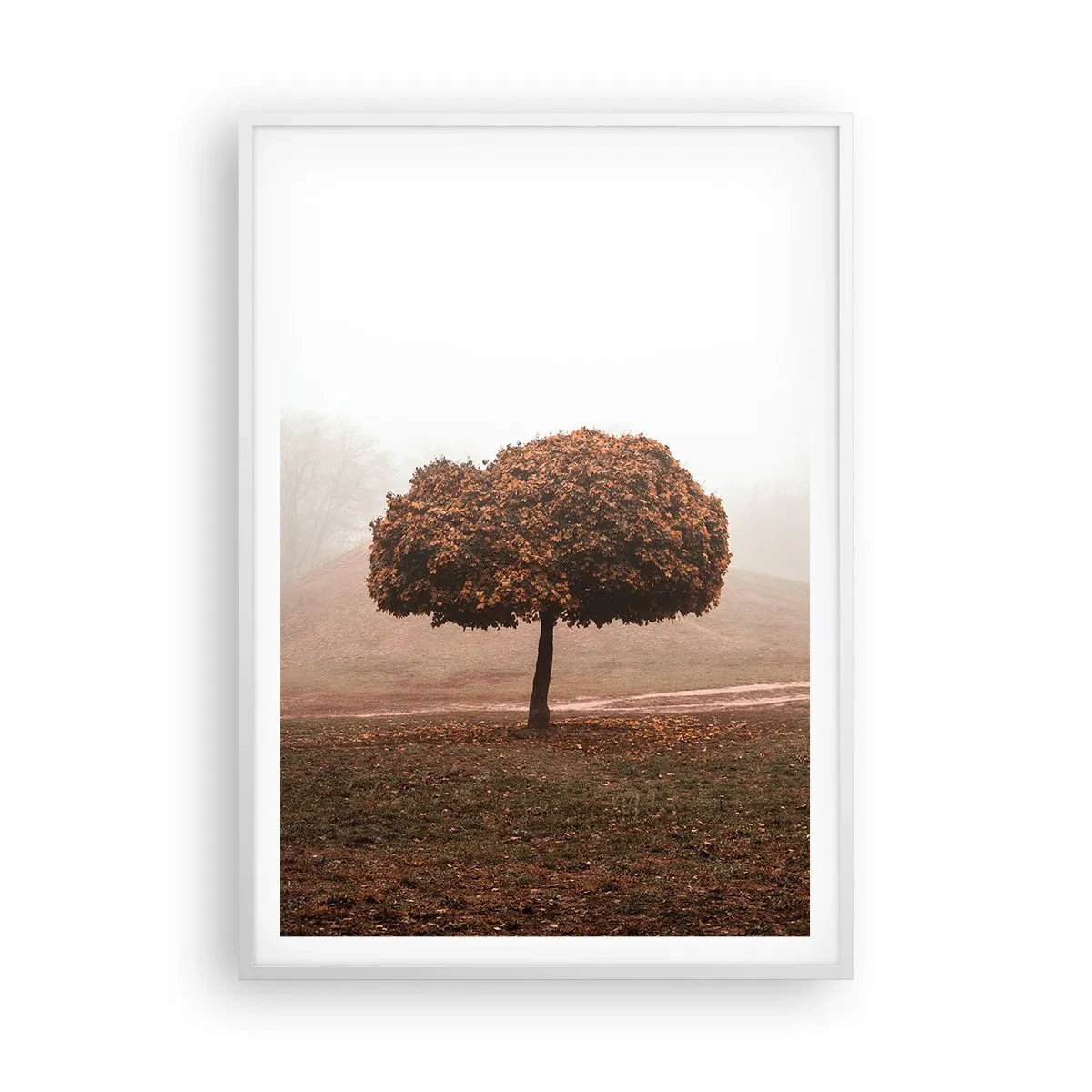 Plakat w białej ramie - Po pracowitym lecie - 70x100 cm