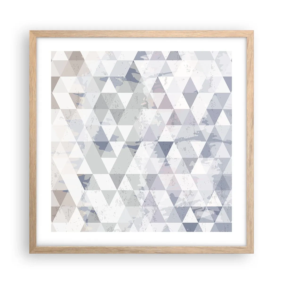 Plakat w ramie jasny dąb - W rytmie na trzy - 50x50 cm