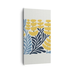 Obraz na płótnie - Słoneczna rabata - 65x120 cm