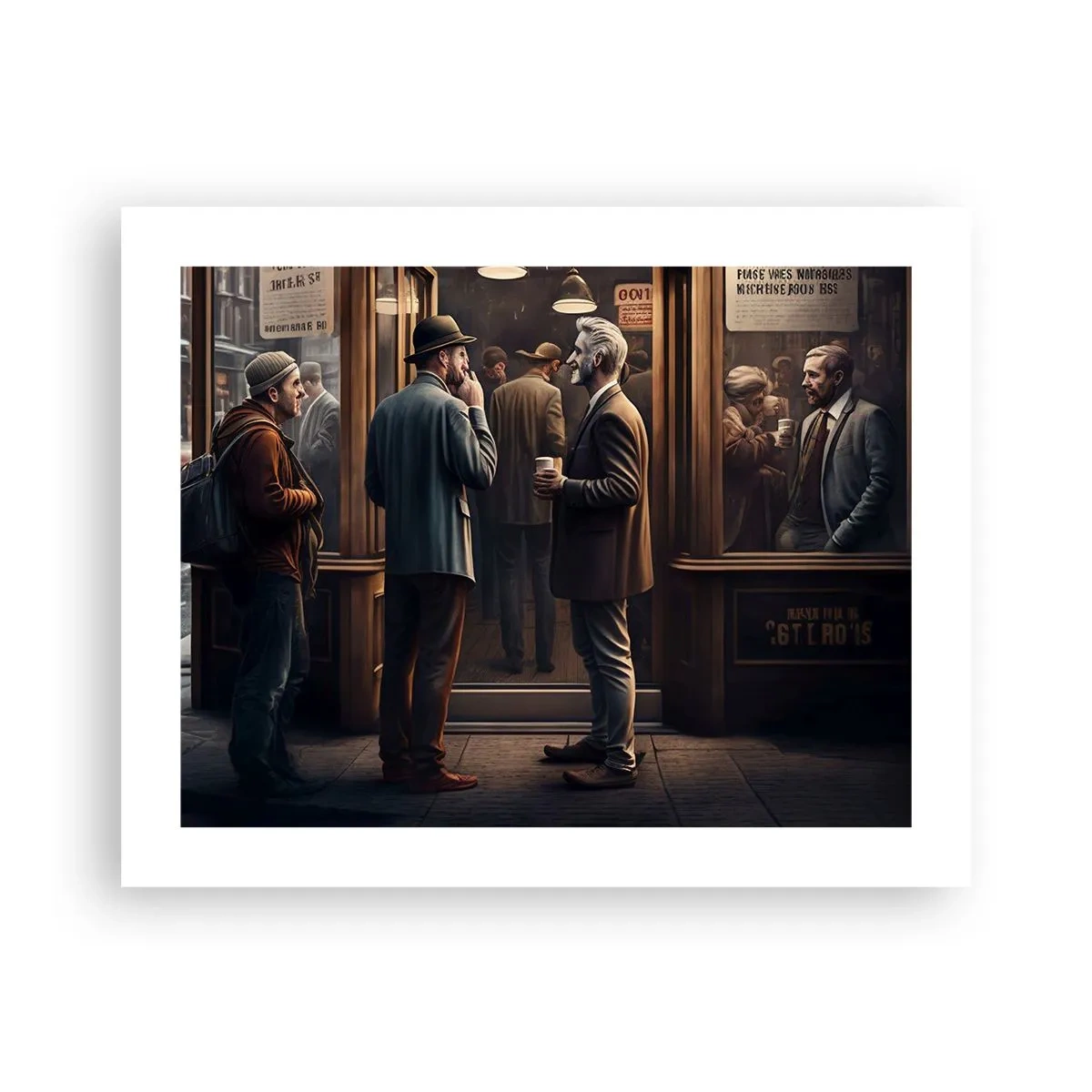 Plakat - Dobra chwila dnia - 50x40 cm