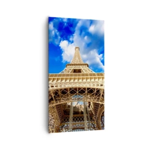 Obraz na płótnie - Sięgając nieba i chmur - 65x120 cm