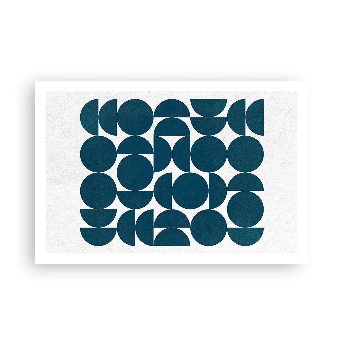 Plakat - Koła i półkola - 91x61 cm