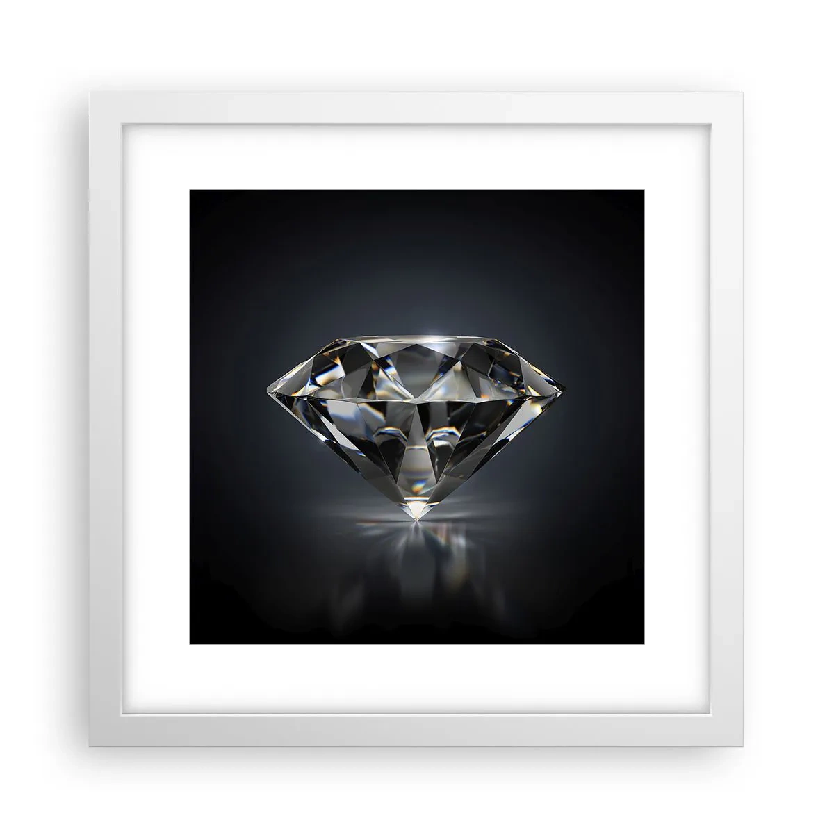 Plakat w białej ramie - Best girls friend - 30x30 cm