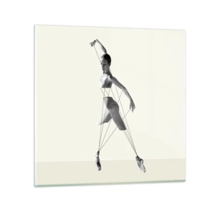 Obraz na szkle - W teatrze świata - 30x30 cm