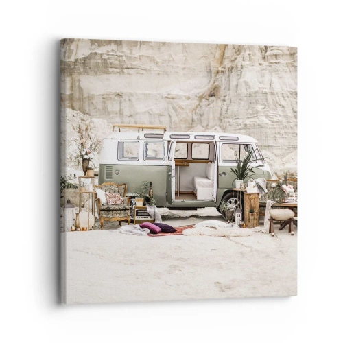 Obraz na płótnie - Podróż czas zacząć - 30x30 cm