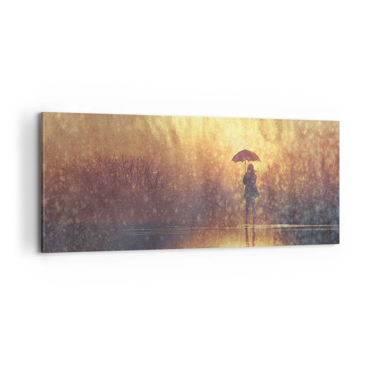 Obraz na płótnie - Czuję, że ktoś na mnie patrzy - 100x40 cm