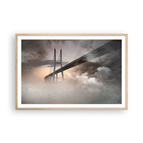 Plakat w ramie jasny dąb - Nad rzeką, której nie ma - 91x61 cm