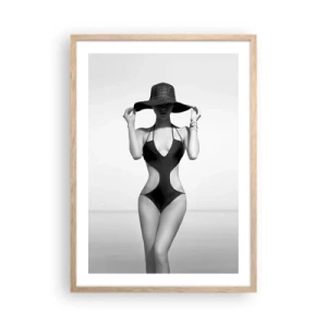 Plakat w ramie jasny dąb - Na imię mi: Elegancja - 50x70 cm