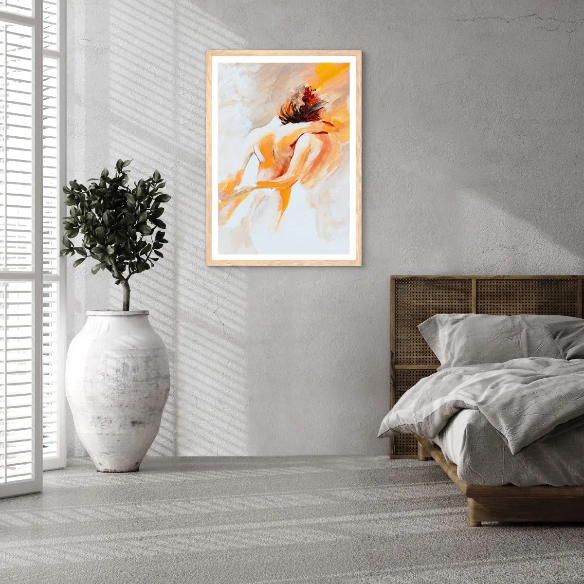 Plakat w ramie jasny dąb - W niebie bliskości - 61x91 cm