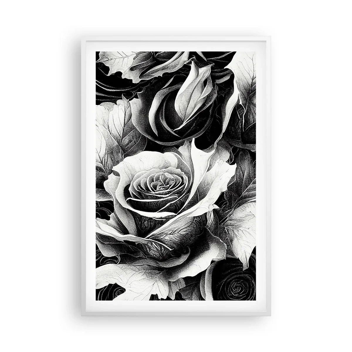 Plakat w białej ramie - Zawsze królowa - 61x91 cm