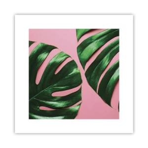 Plakat - Zielone rendez-vous - 30x30 cm