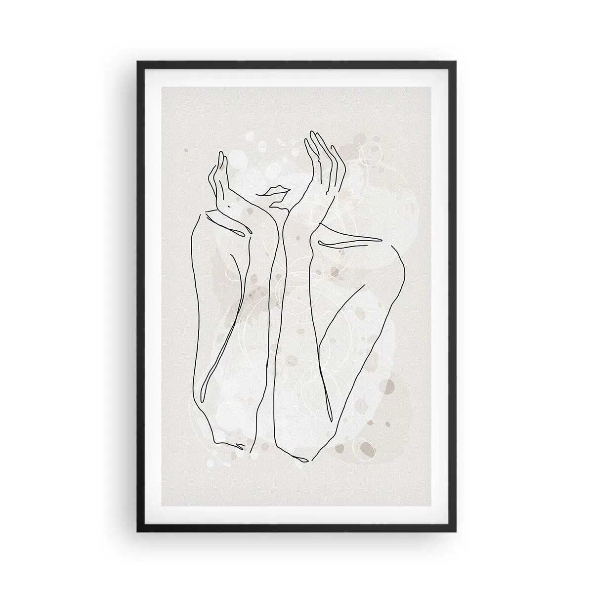 Plakat w czarnej ramie - Rozmarzona chwila - 61x91 cm