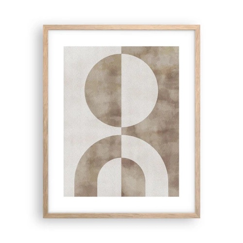 Plakat w ramie jasny dąb - Podobieństwa i różnice - 40x50 cm