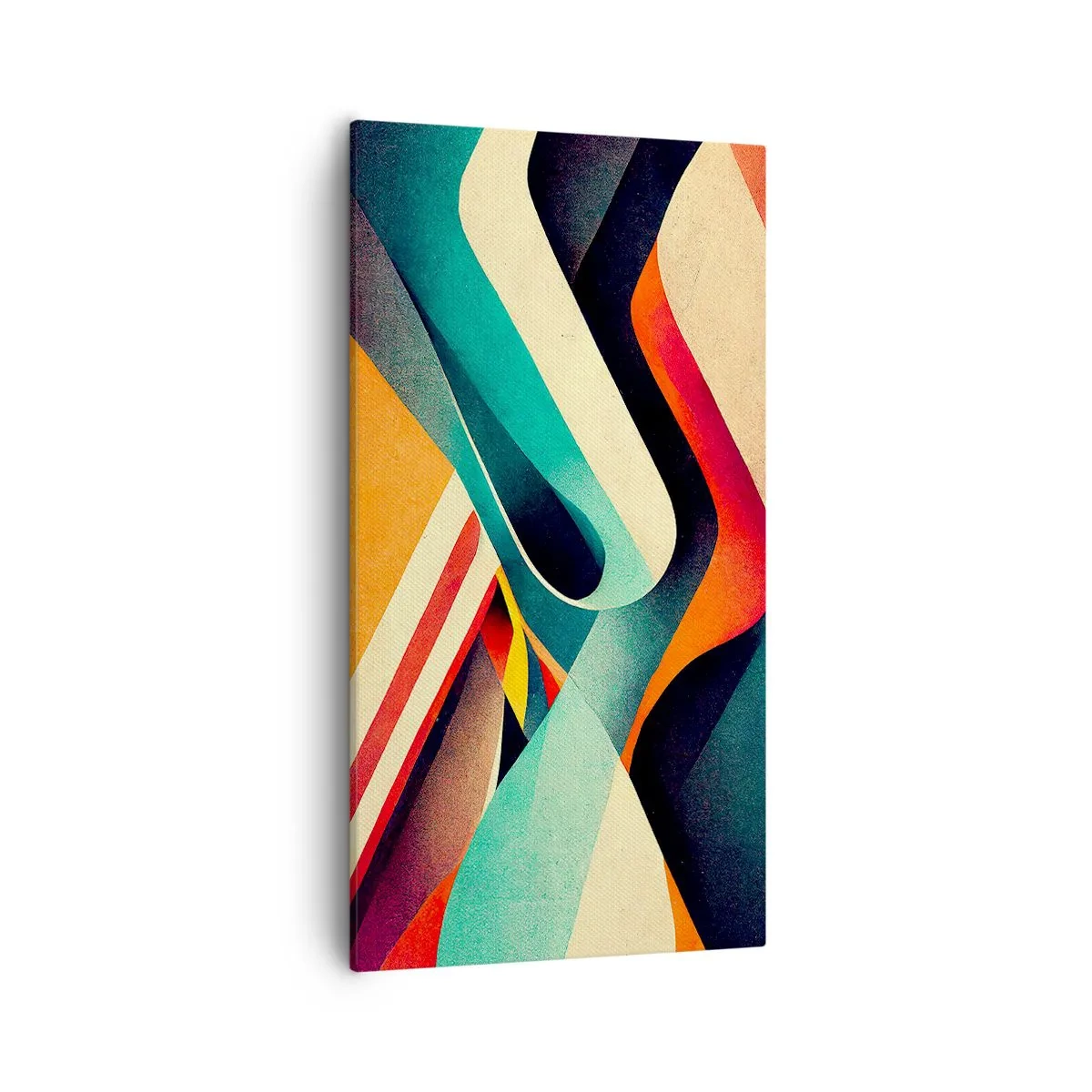 Obraz na płótnie - Kompozycja intensywna - 55x100 cm