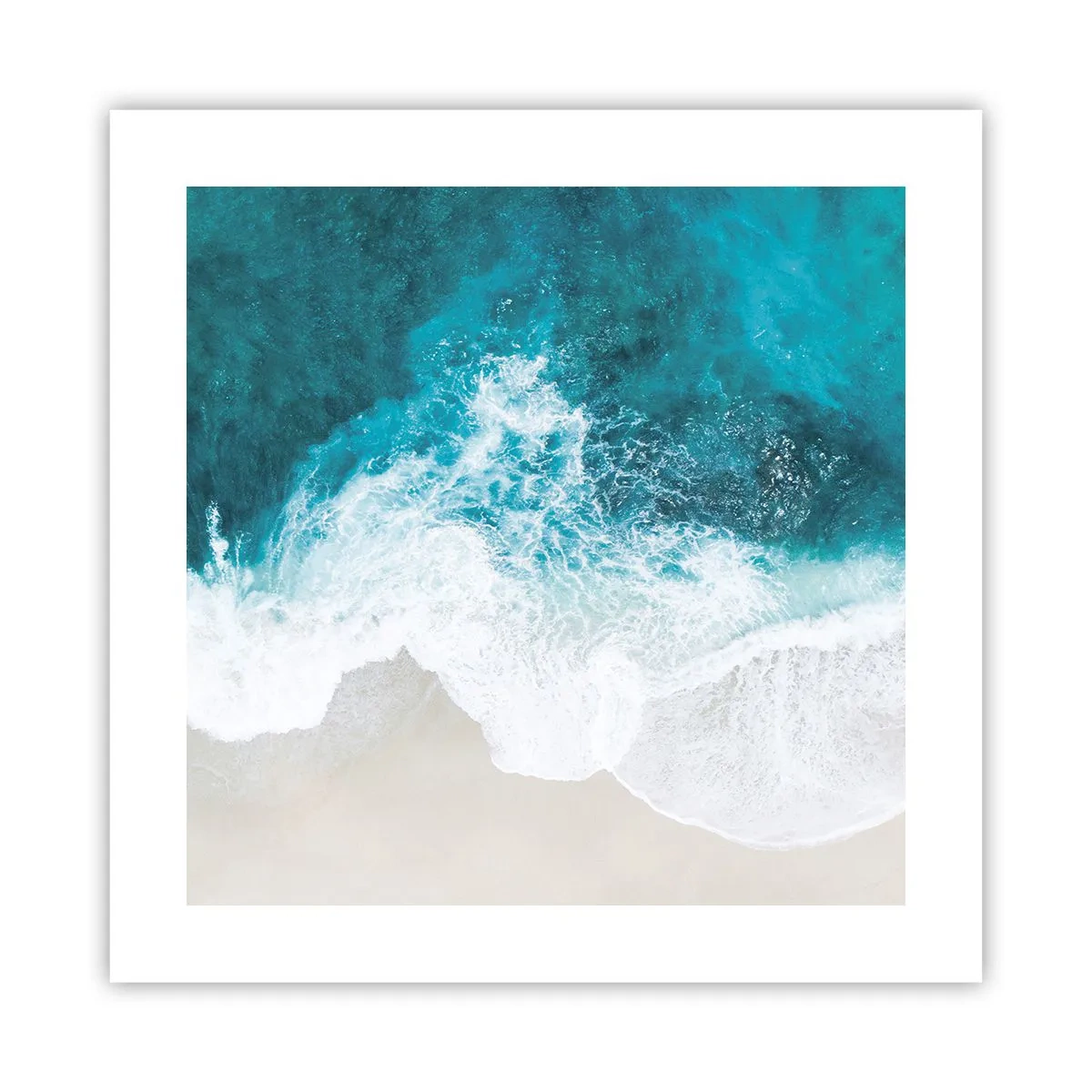 Plakat - Naturalna pieszczota - 40x40 cm