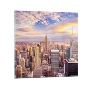 Obraz na szkle - Sięgnąć samych chmur - 70x70 cm