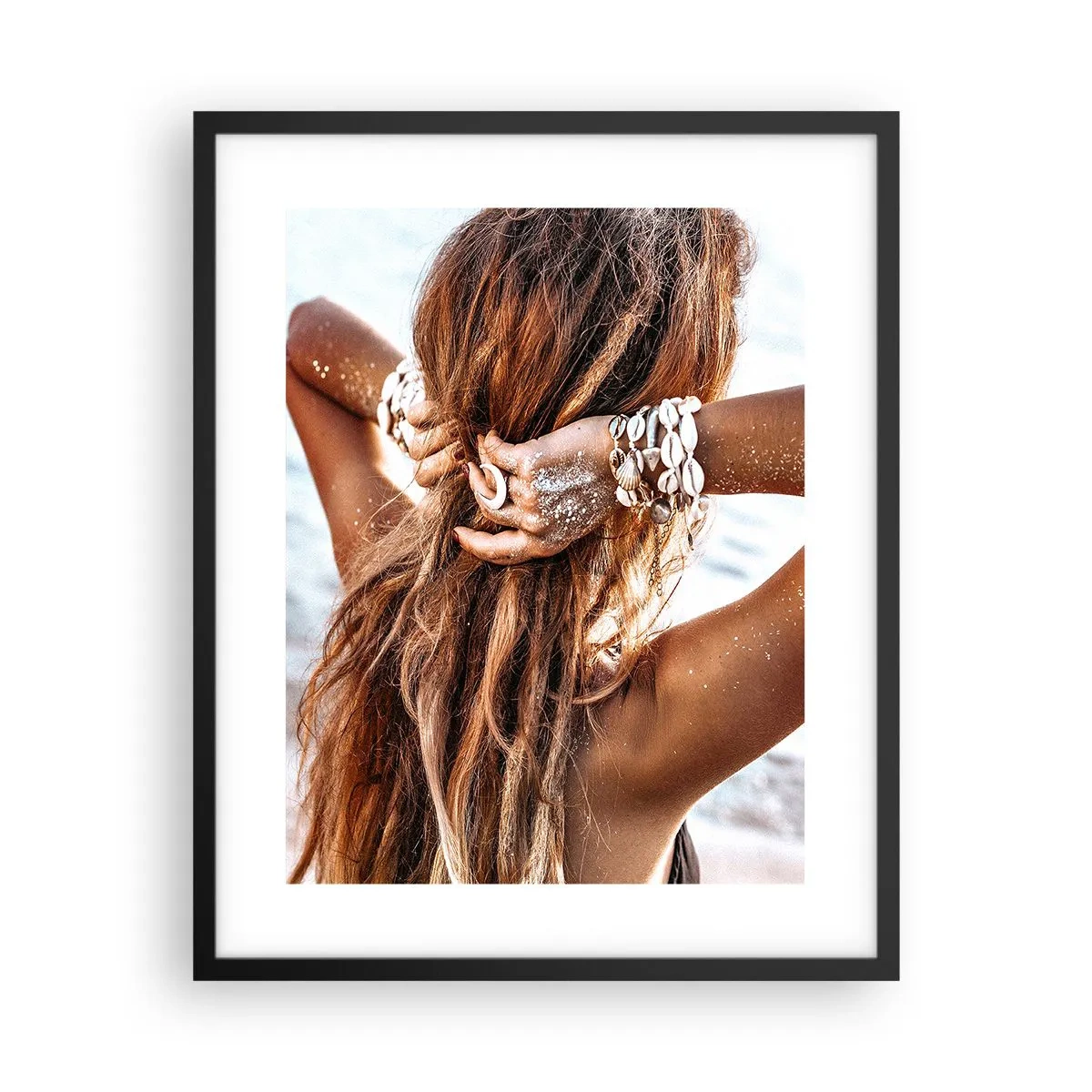 Plakat w czarnej ramie - Siostra wody i słońca - 40x50 cm