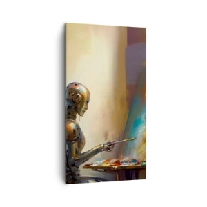 Obraz na płótnie - Sztuka przyszłości - 45x80 cm
