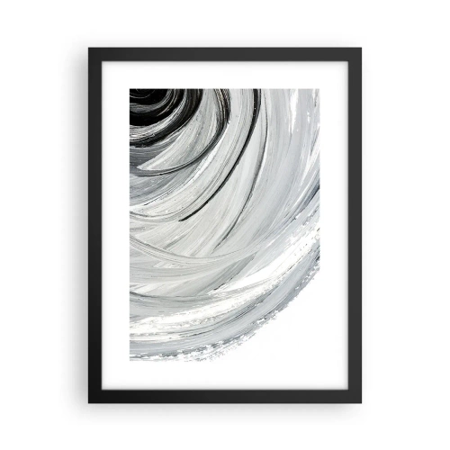 Plakat w czarnej ramie - Kompozycja orbitalna - 30x40 cm