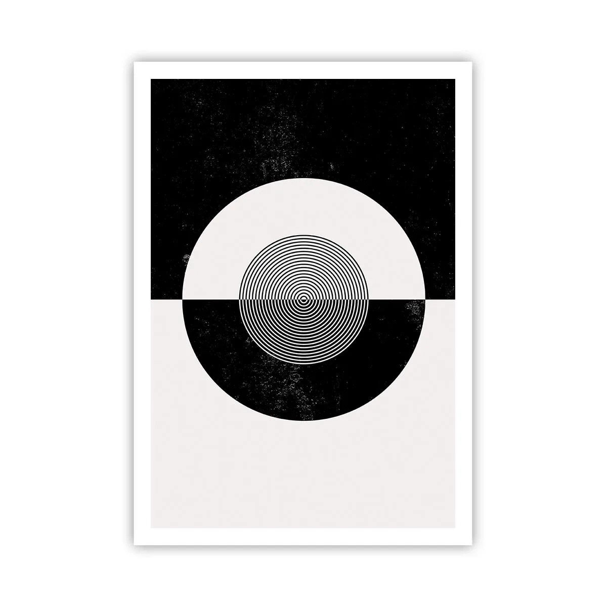 Plakat - Harmonia w czerni i bieli - 70x100 cm