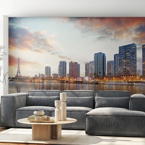 Fototapeta Standard Eco - Monumentalny spokój Paryża - Miasto, Paryż, Wieża Eiffla - 350x256 cm