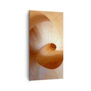 Obraz na płótnie - Architektoniczna serpentyna - 65x120 cm