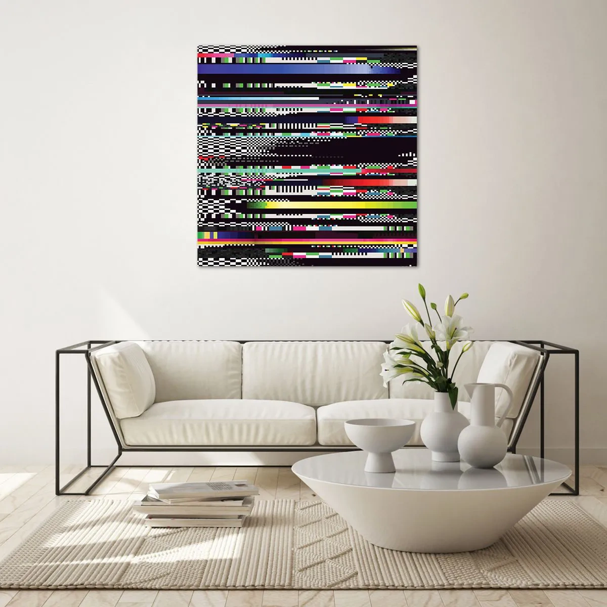 Obraz na szkle - Obraz konrolny rzeczywistości - 60x60 cm